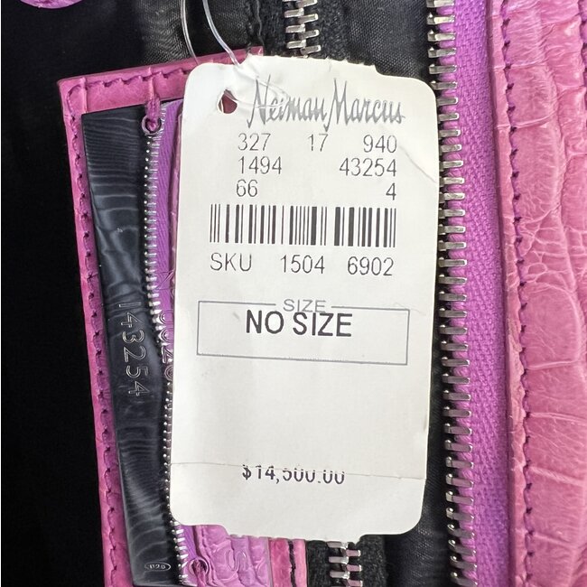 Balenciaga Balenciaga Classic City Pink Crocodile Bag