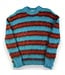 Marni Marni Fuzzy Wuzzy Mohair Sweater Blue/orange Size 50(XL)