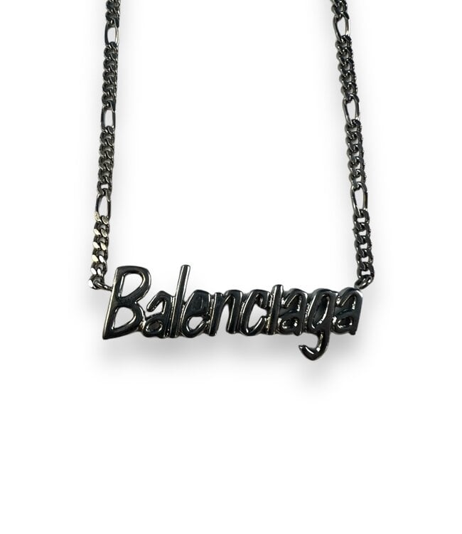 Balenciaga Balenciaga Typo Turn Logo Necklace