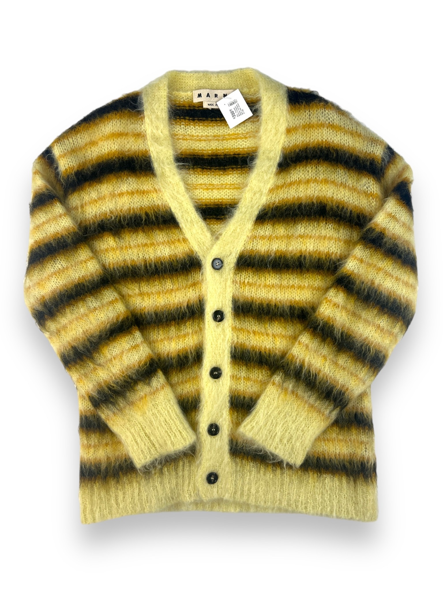 Pre-Owned) Marni Cropped Mohair cardigan Size Large - Bring