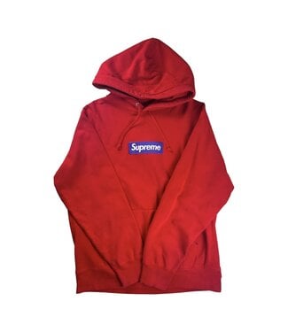 Supreme 2017 Supreme Box Logo Red Hoodie