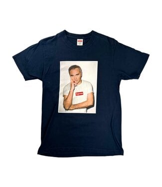 Supreme S/S 2016 Supreme Morissey Photo tee Navy