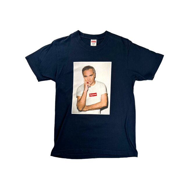 Supreme S/S 2016 Supreme Morissey Photo tee Navy