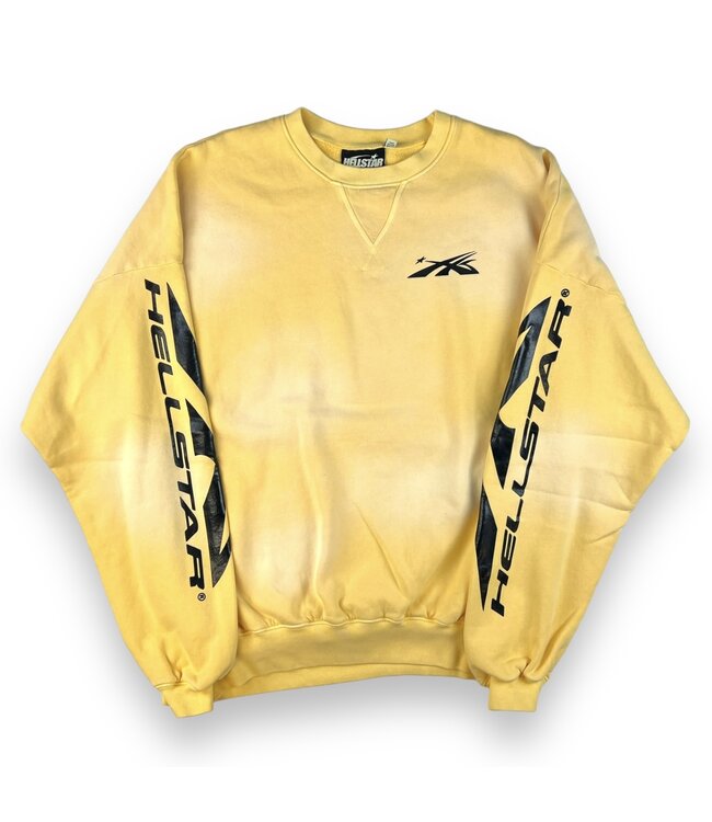 Hellstar Hellstar Sports Crewneck Yellow Size Large