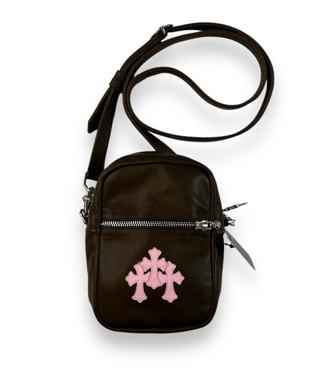 Chrome Hearts Chrome Hearts Leather Taka Brown/Pink Bag