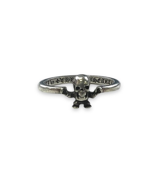 Chrome Hearts Chrome Hearts Foti Skull Band Ring Size 4.5