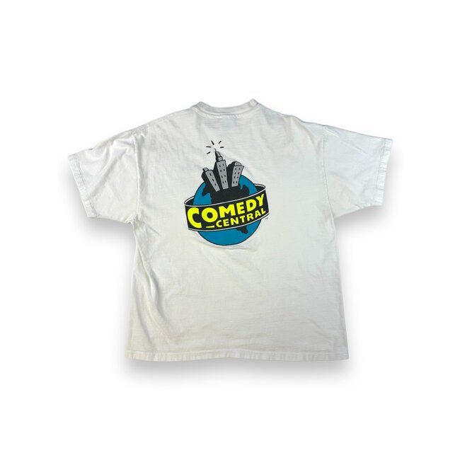 vintage 90's Comedy Central Comic Justice Badge Tee XL