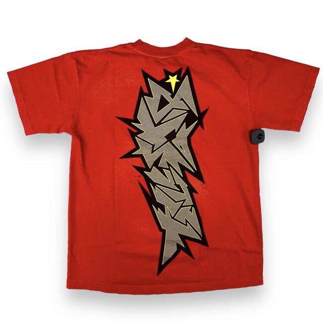 Hellstar Cracked Logo Tee Red Size Small