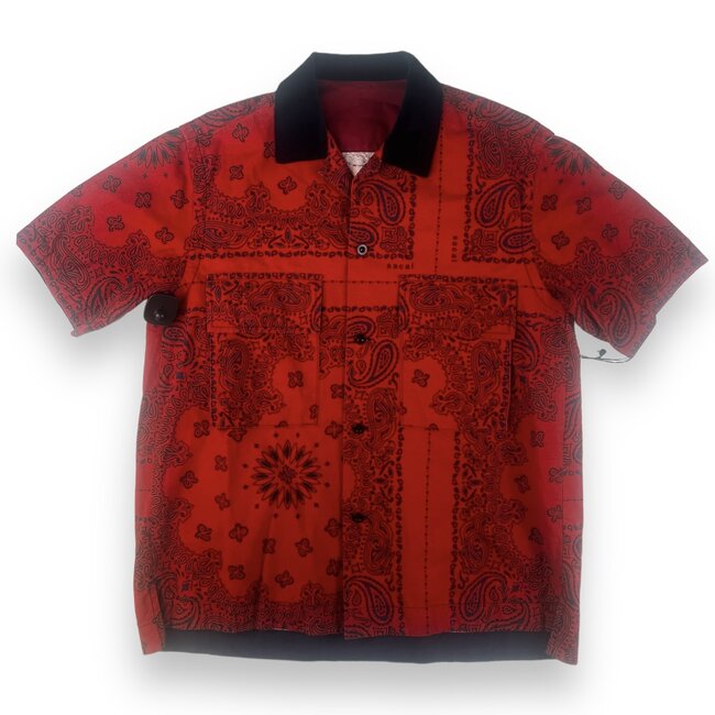 Sacai Sacai Bandana Button Up Shirt Size 3/US Large