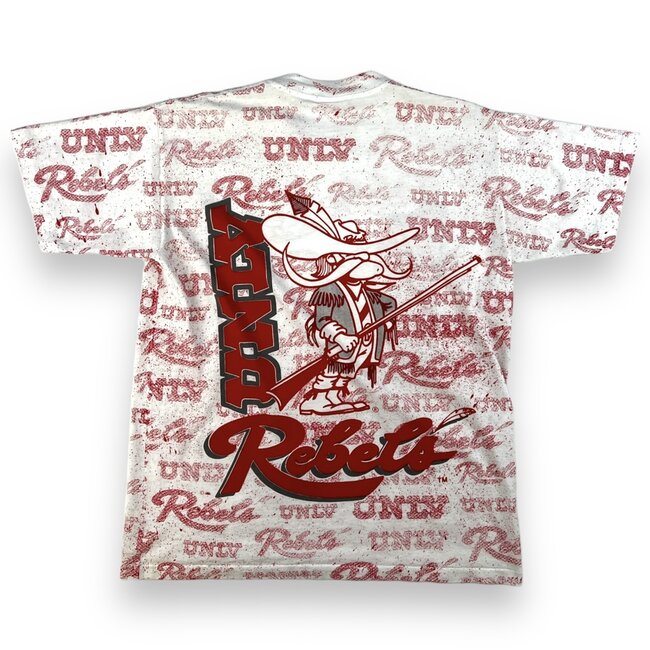 vintage 90's UNLV AOP Tee Large