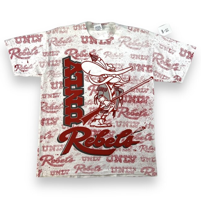 vintage 90's UNLV AOP Tee Large
