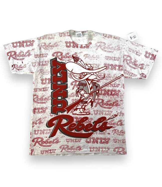 vintage 90's UNLV AOP Tee Large