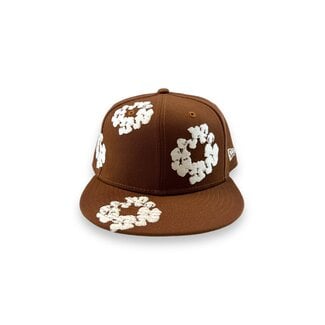 Denim Tears Denim Tears Cotton Wreath Fitted Hat Brown Size 7 5/8