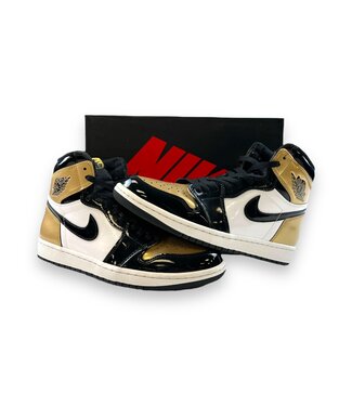 Jordan Brand Jordan 1 Retro High OG Patent Gold Toe Size 9