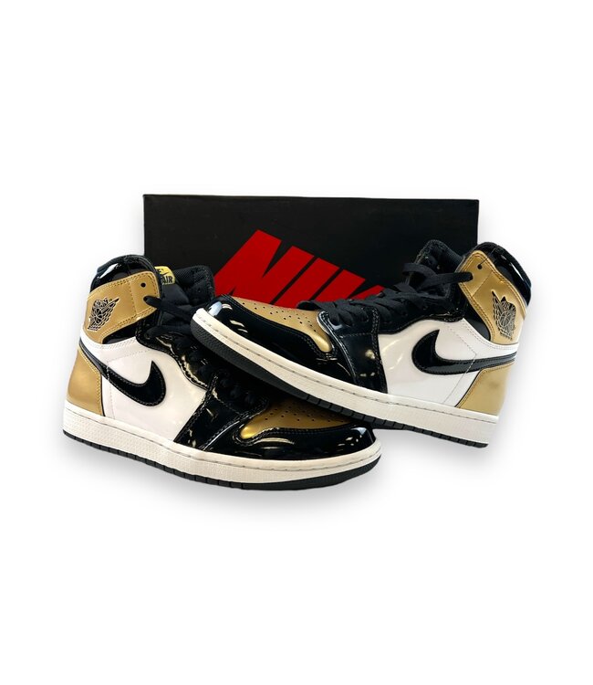 Jordan Brand Jordan 1 Retro High OG Patent Gold Toe Size 9