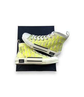 Dior Dior B23 High Top White Yellow Oblique 42/US 9 (retail $1200)