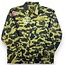 A Bathing Ape Bape Military Button Green Camo Size S