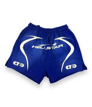 Hellstar Hellstar Warm Up Shorts Blue Size Medium