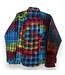 Needles Needles Tie Dye Rebuilt Flannel Size Small