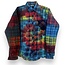 Needles Needles Tie Dye Rebuilt Flannel Size Small