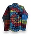 Needles Needles Tie Dye Rebuilt Flannel Size Small