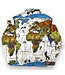 Saint Michael SAINT MICHAEL X DR. WOO WORLD MAP SHIRT M/S Large (Retail $800)