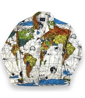 Saint Michael SAINT MICHAEL X DR. WOO WORLD MAP SHIRT Size Large