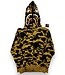 A Bathing Ape A Bathing Ape First Yellow Shark Camo Full Hoodie Size Small
