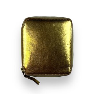 Comme Des Garcon CDG Gold Zip Wallet