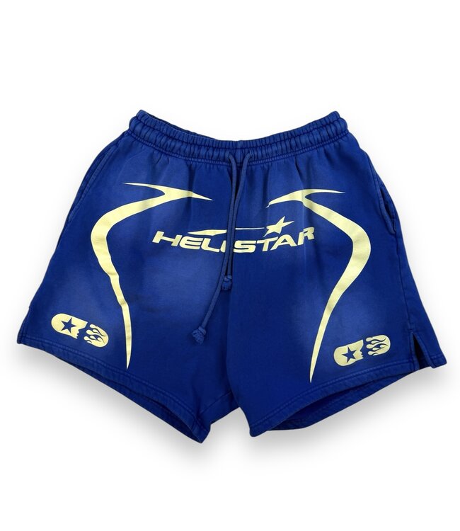 Hellstar Hellstar 7 On 7 Shorts Blue Size Medium