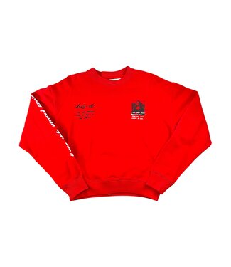 Off-White Off-White Monalissa Red Crewneck