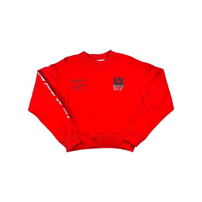 Off-White Off-White Monalissa Red Crewneck
