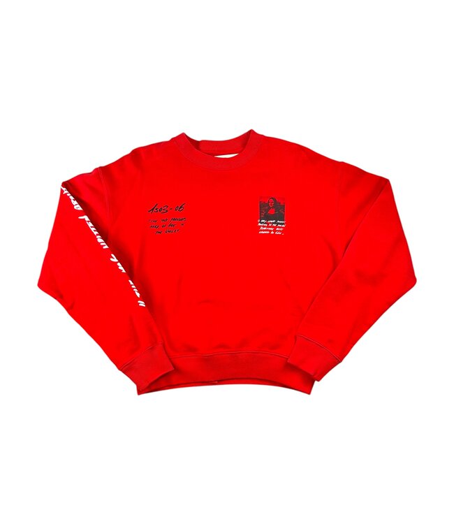 Off-White Off-White Monalissa Red Crewneck
