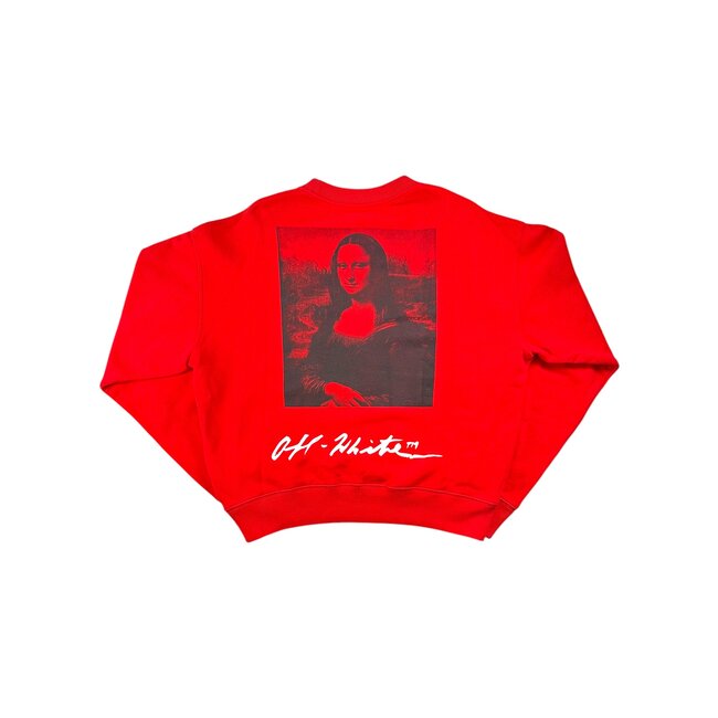 Off-White Off-White Monalissa Red Crewneck