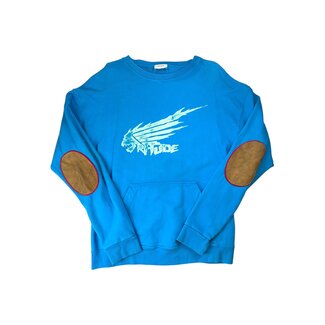 Rhude Rhude Suede Elbow Patch Crewneck