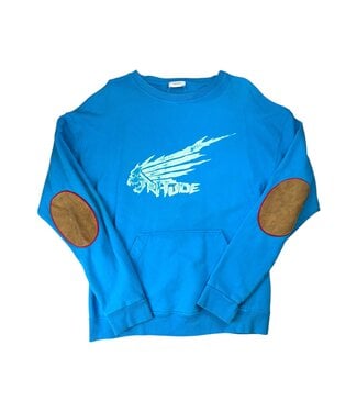 Rhude Rhude Suede Elbow Patch Crewneck