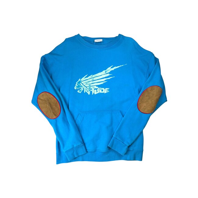 Rhude Rhude Suede Elbow Patch Crewneck