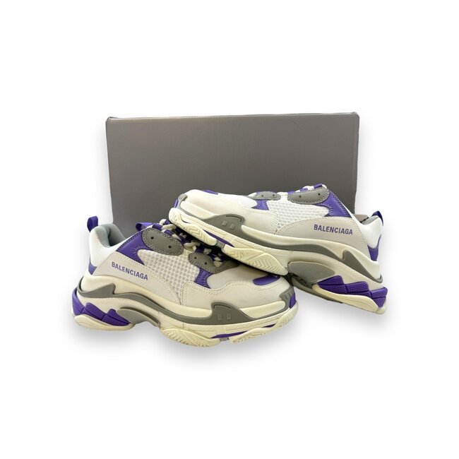 Balenciaga Balenciaga Triple S Sneaker White/Purple Size US 8
