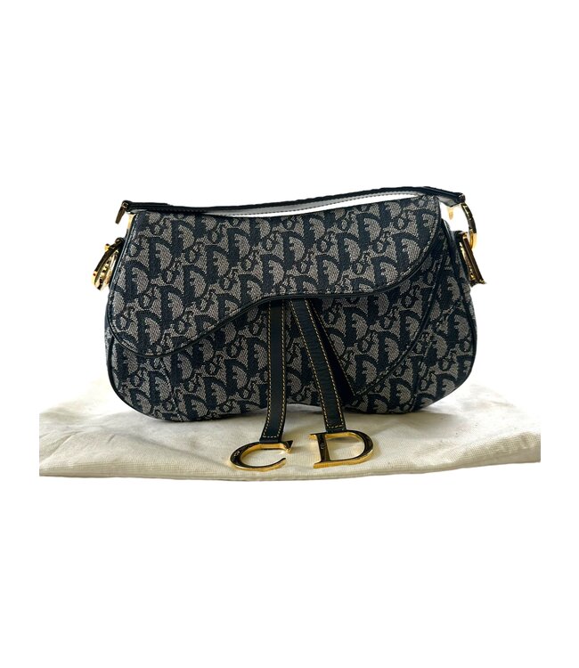 Dior Christian Dior 2002 Double Saddle Handbag