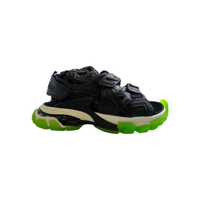 Balenciaga Track Slide Black Green