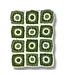 Arkyve Arkyve Ski Mask Beanie Green/White