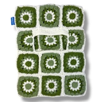 Arkyve Arkyve Ski Mask Beanie Green/White