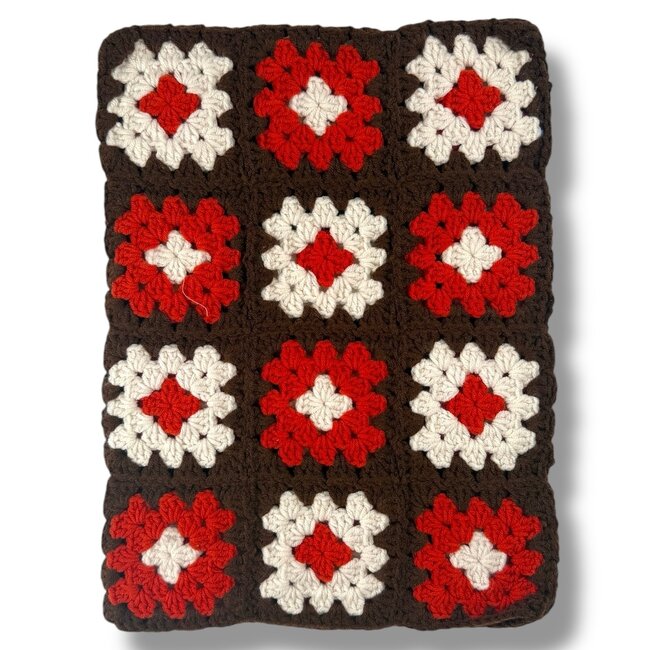 Arkyve ARKYVE SKI MASK BEANIE BROWN/RED/WHITE