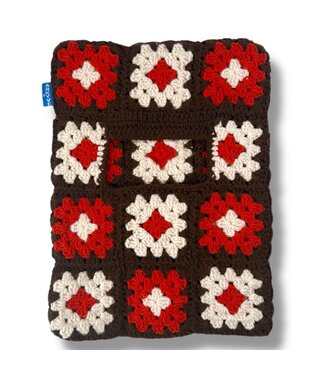 Arkyve ARKYVE SKI MASK BEANIE BROWN/RED/WHITE