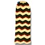 Arkyve ARKYVE KNIT LONG BEANIE BEIGE/ORANGE/GREEN