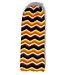 Arkyve ARKYVE KNIT LONG BEANIE ORANGE/WHITE/BLACK