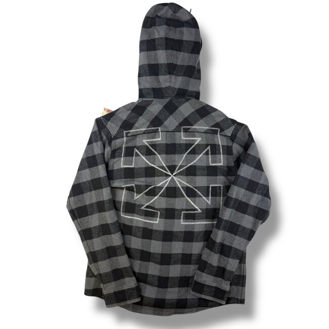 Off-White Off-white Hooded Flannel Size Large