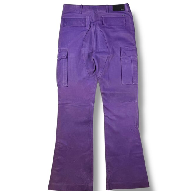 Amiri  Amiri Leather Cargo Flare Pants Size 34