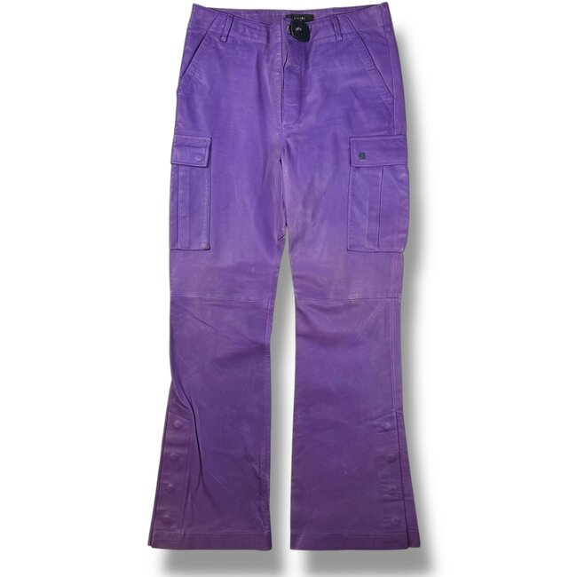 Amiri  Amiri Leather Cargo Flare Pants Size 34