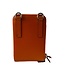 Prada Orange Saffiano Leather Smartphone Cases